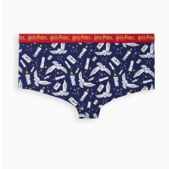3 for $30 TORRID NWT Harry Potter Seamless Boyshort Panty - Cotton Hedwig 0316 - Picture 2 of 6